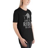 Live To Ride, Ride to Live Unisex 100% Cotton Tee